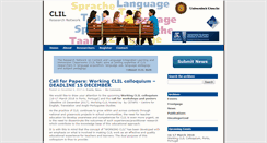 Desktop Screenshot of clil-ren.org