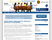 Tablet Screenshot of clil-ren.org